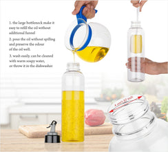 1-liter transparent plastic bottle for oil, easy to use anSoni shoppe.